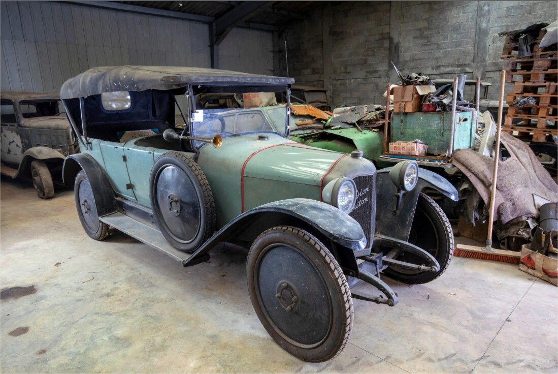 Une De Dion Bouton est vendue aux enchères ce dimanche 20 novembre 2022 dans l'Oise.
