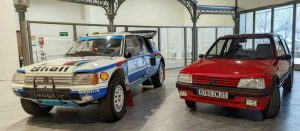 sur internet peugeot expose la 205 a sochaux