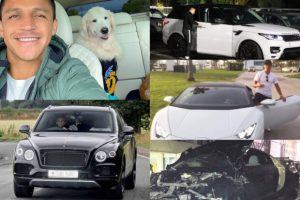 A la une cette page web : Alexis Sanchez et les voitures, il a quoi dans son garage ?