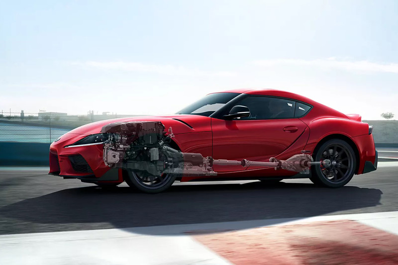 Aperçu de la Toyota Supra de 2023 (© Toyota)