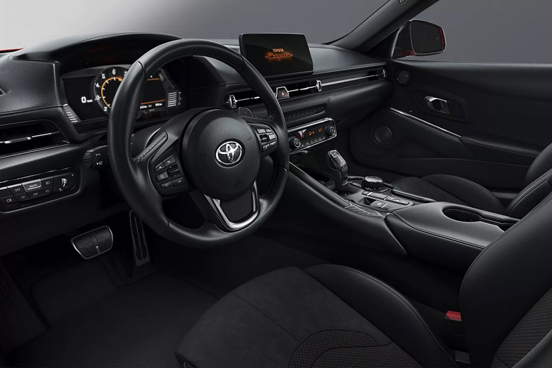 Intérieur de la Toyota Supra de 2023 (© Toyota)