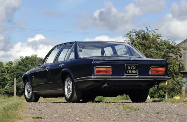 1974 Maserati Quattroporte II Frua Aga Khan arrière 3/4