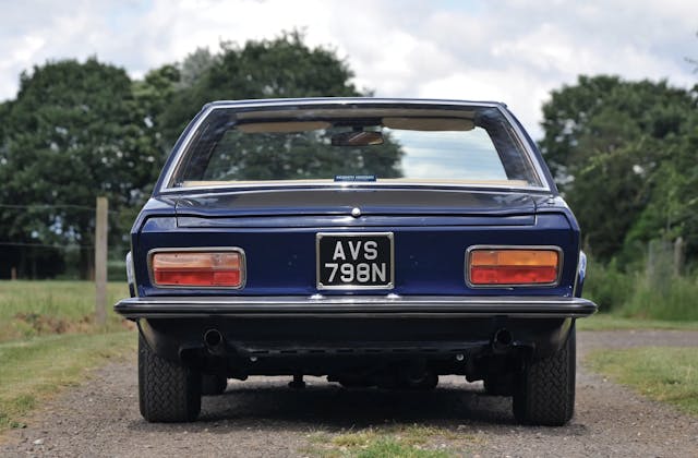 1974 Maserati Quattroporte II Frua Aga Khan arrière