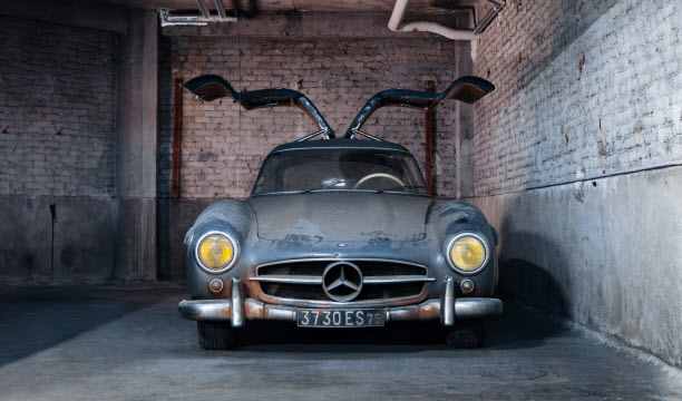 Non seulement la voiture n’a jamais été restaurée mais elle dispose toujours de sa peinture d’origine.