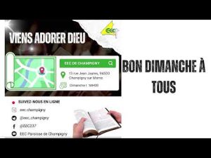Champigny sur Marne,Culte du Dimanche 10 Mai, Culte du 10 Mai 2026